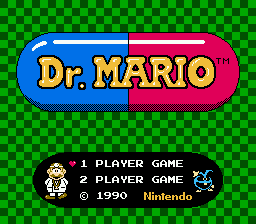 Dr. Mario title screenshot
